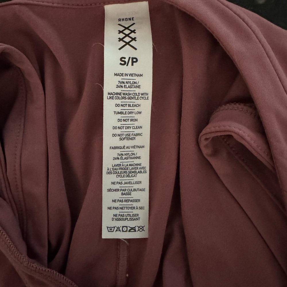 Rhône Serene Tank. Size S. Color Plum (reddish purple) - Picture 6 of 6